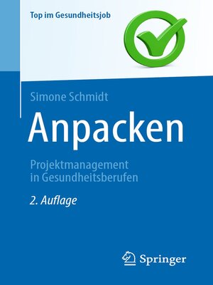 cover image of Anpacken -Projektmanagement in Gesundheitsberufen